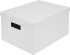 Коробка для хранения 35x20x27 см картон цвет белый 2 шт