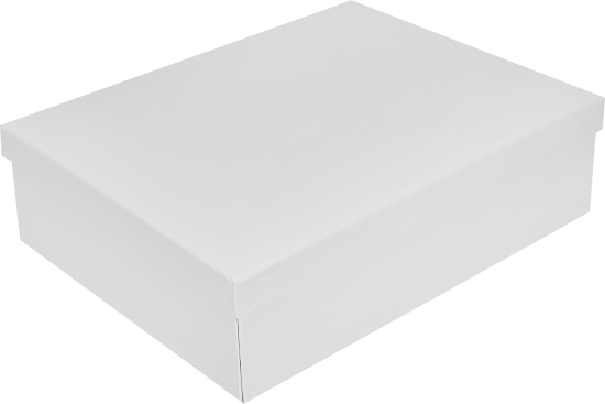 Коробка для хранения 35x10x27 см картон цвет белый 2 шт