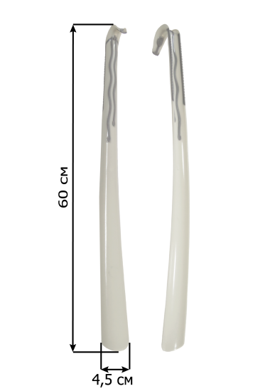 Рожок для обуви Spaceo 60 см пластик цвет бежево-серый