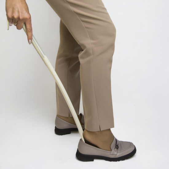 Рожок для обуви Spaceo 60 см пластик цвет бежево-серый