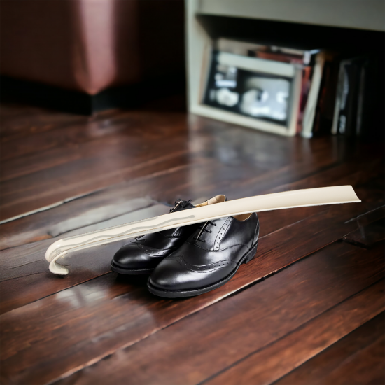 Рожок для обуви Spaceo 60 см пластик цвет бежево-серый