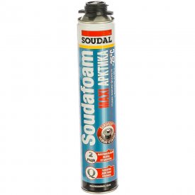 Зимняя пистолетная монтажная пена Soudal Соудафоам Макси 70 Арктик