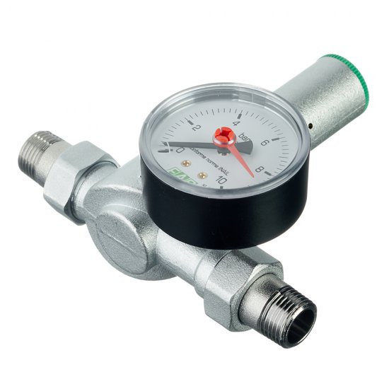 Редуктор давления Far 1/2 НР(ш) мембранный с манометром (FA 2815 12)