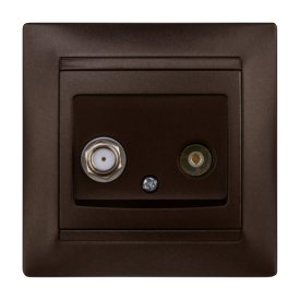 Розетка TV TDM ELECTRIC Лама