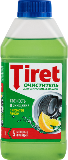 Очиститель для стиральных машин Tiret Свежесть лимона 250 мл