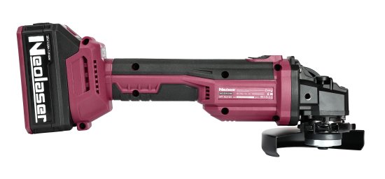 УШМ аккумуляторная бесщеточная Neolaser ACCUM2, 20 В Li-ion 2x4 Ач, 125 мм