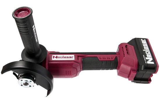 УШМ аккумуляторная бесщеточная Neolaser ACCUM2, 20 В Li-ion 2x4 Ач, 125 мм