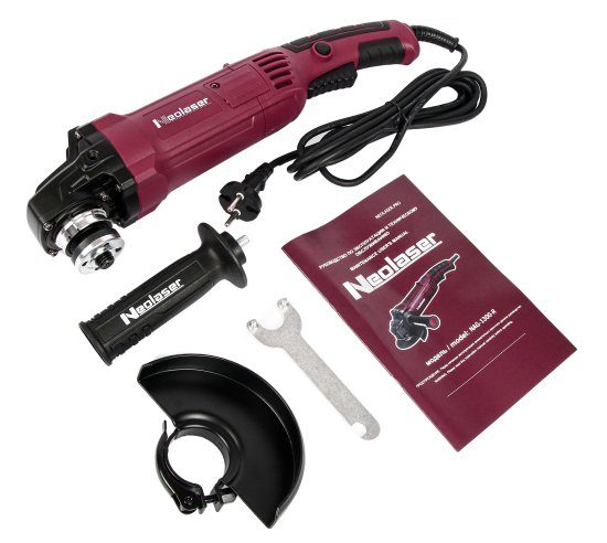 УШМ сетевая Neolaser NAG-1300-R, 1300 Вт, 125 мм