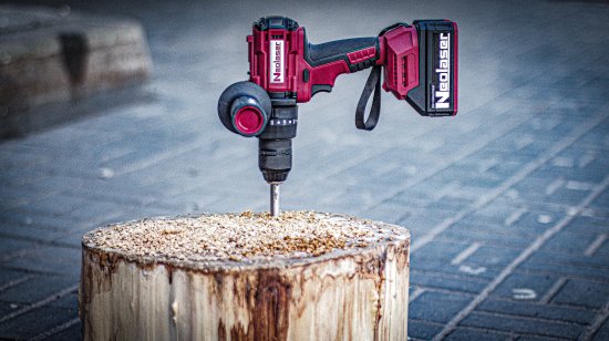 Дрель-шуруповерт аккумуляторная бесщеточная ударная Neolaser NCDB-120, 20 В Li-ion 2x4 Ач