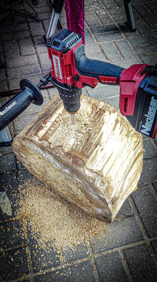 Дрель-шуруповерт аккумуляторная бесщеточная ударная Neolaser NCDB-120, 20 В Li-ion 2x4 Ач