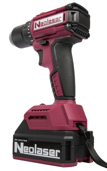 Дрель-шуруповерт аккумуляторная бесщеточная Neolaser NCDB-63, 20 В Li-ion 2x4 Ач