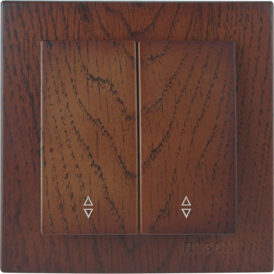 Проходной выключатель Nilson Touran wood