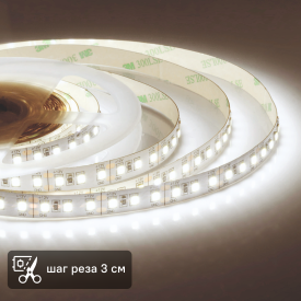 Комплект светодиодной ленты Apeyron SMD2835 12В 10 мм 5м 14.4 Вт/м 120диод/м 1300 лм/м 4000 К нейтральный белый свет