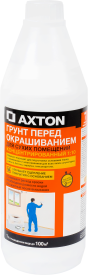 Грунтовка концентрат Axton для сухих помещений 1 л
