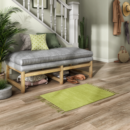 Ковер хлопок Inspire Manoa 50x80 см цвет зеленый