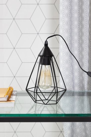 Настольная лампа Inspire Byron E27x40 Вт, цвет чёрный