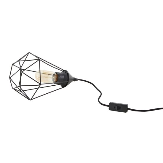 Настольная лампа декоративная Inspire Byron цвет черный