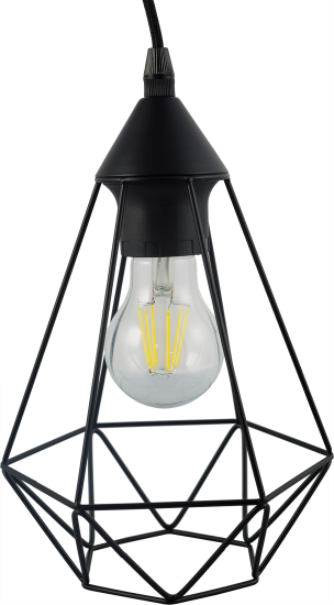 Настольная лампа декоративная Inspire Byron цвет черный