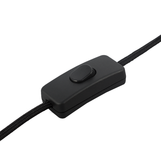 Настольная лампа декоративная Inspire Byron цвет черный