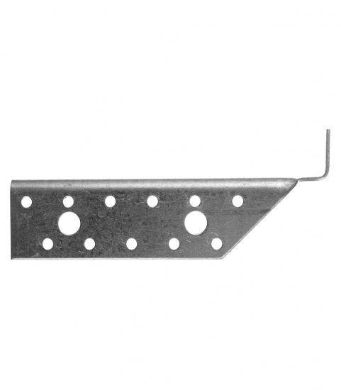 Опора балки левая оцинкованная 140х76х25х2 мм