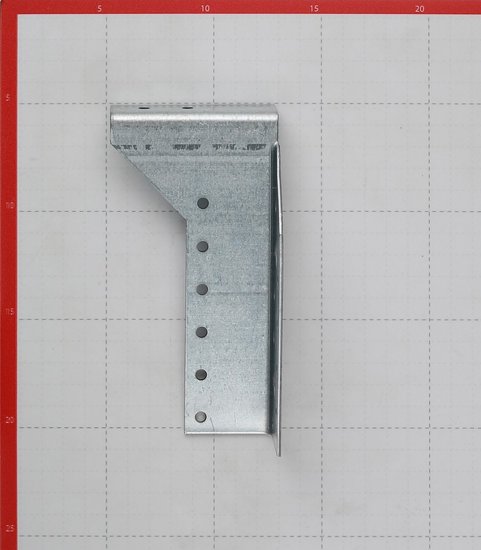 Опора балки левая оцинкованная 140х76х25х2 мм