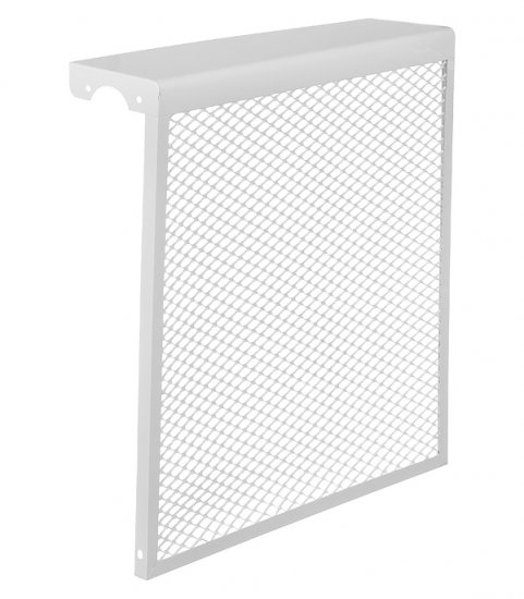 Экран декоративный металлический Evecs ДМЭР 610х590 мм белый 6-ти секционный