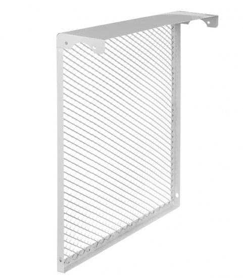 Экран декоративный металлический Evecs ДМЭР 610х590 мм белый 6-ти секционный