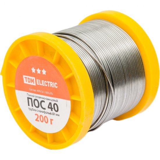 Припой TDM ELECTRIC ПОС 40 серия Алмаз