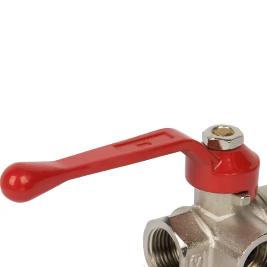 Кран трехходовой Т-образный Valtec DN16 PN40 1/2