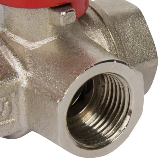 Кран трехходовой Т-образный Valtec DN16 PN40 1/2