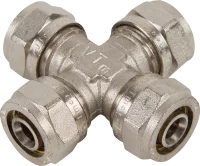 Крестовина Valtec 16x16x16x16 мм латунь VTM.341