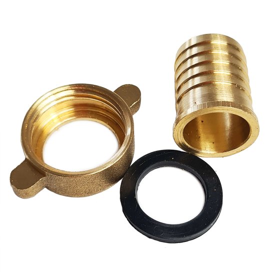 Штуцер для шланга BOUTTE с накидной гайкой 3/4 x 19 мм