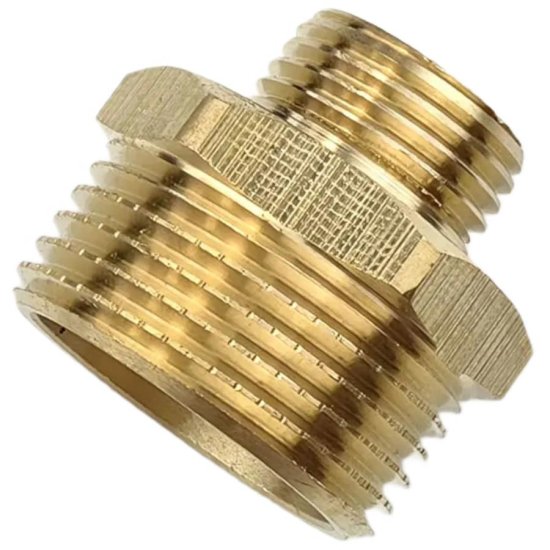 Муфта переходная 1 x 1/2 дюйма BOUTTE наружная-наружная резьба