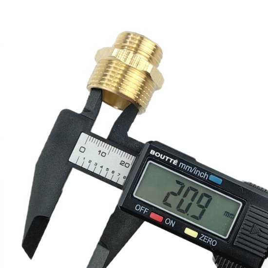 Муфта переходная 3/4 x 1/2 дюйма BOUTTE наружная-наружная резьба