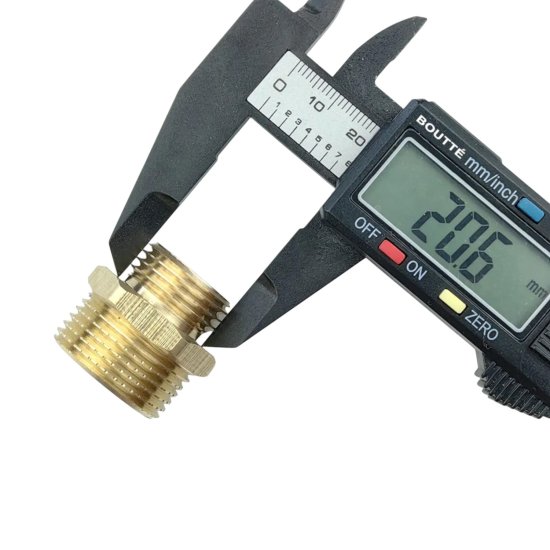 Муфта переходная 3/4 x 1/2 дюйма BOUTTE наружная-наружная резьба