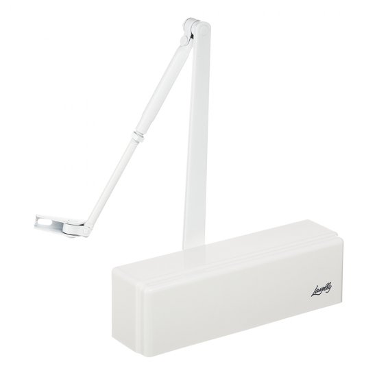Доводчик дверной Lavelly (80-120 кг) белый
