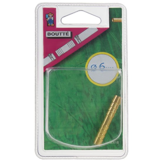 Штуцер ремонтный для шланга BOUTTE 6 мм.