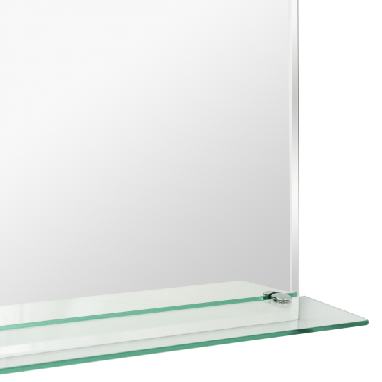 Зеркало для ванной Omega Glass NNSP008М с полкой 50x70 см прямоугольное