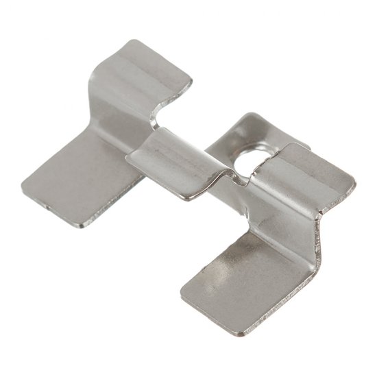 Клипса рядная монтажная Corsa Deco для бесшовного монтажа доски ДПК без крепежа нержавеющая сталь (35 шт.)