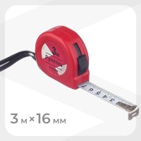 Рулетка с фиксатором 3 м x 16 мм