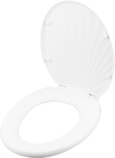 Сиденье для унитаза Orio ракушка цвет белый