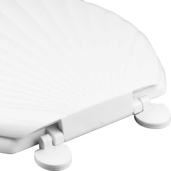 Сиденье для унитаза Orio ракушка цвет белый