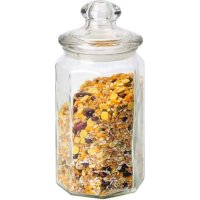 Стеклянная банка для сыпучих продуктов Mallony LATTINA