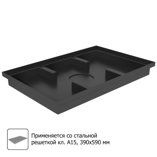 Поддон придверный 600x400 мм пластик