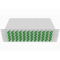 Укомплектованный одномодовый стоечный оптический кросс TopLan КРС-Top-3U-96ST/A-OS2-GY