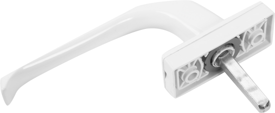 Ручка с винтами, металл, цвет белый