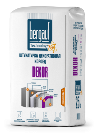 Штукатурка декоративная Bergauf Dekor короед 2.5-3.0 мм 25 кг