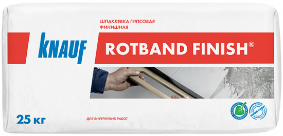 Шпаклёвка гипсовая финишная Knauf Ротбанд Финиш 25 кг