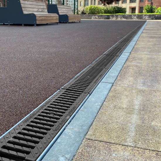 Решётка к каналам DN100 чугунная 500x136x13 мм