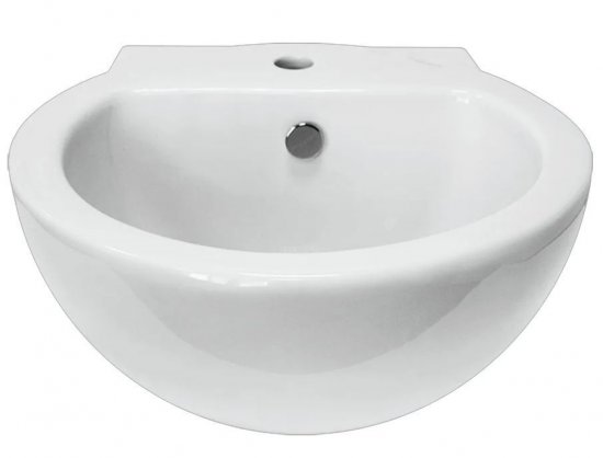Раковина Sanita Luxe Art, фарфор, 48 см, цвет белый